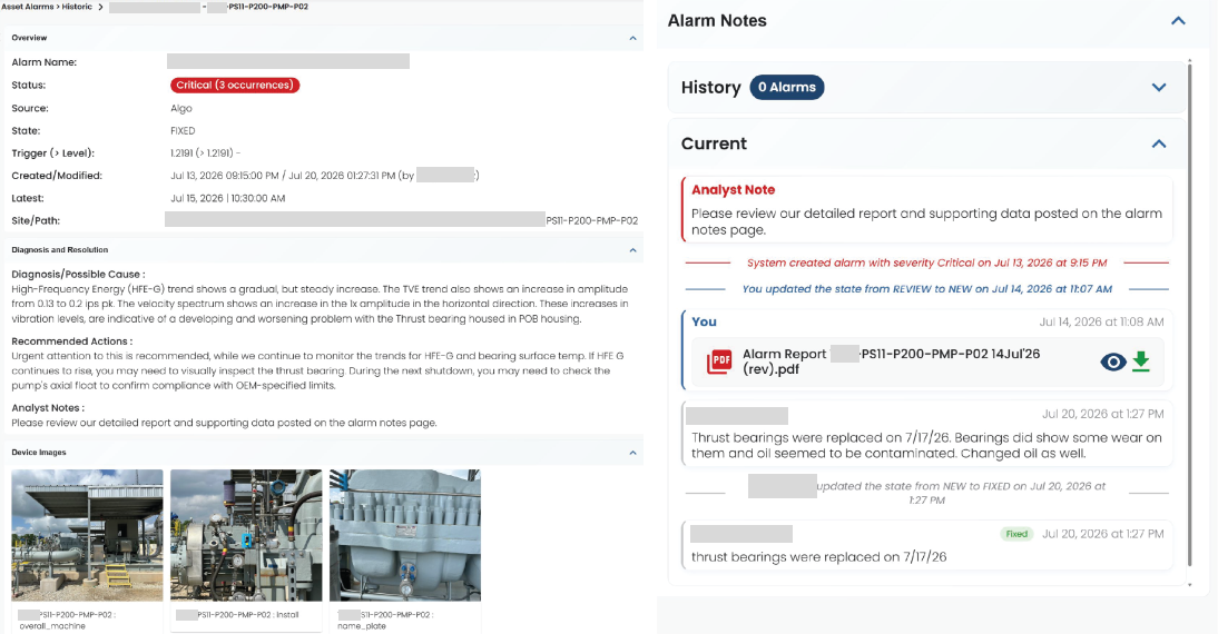 Asset Alarm Notes