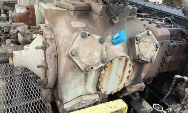 Bolt looseness caught early on a recip compressor